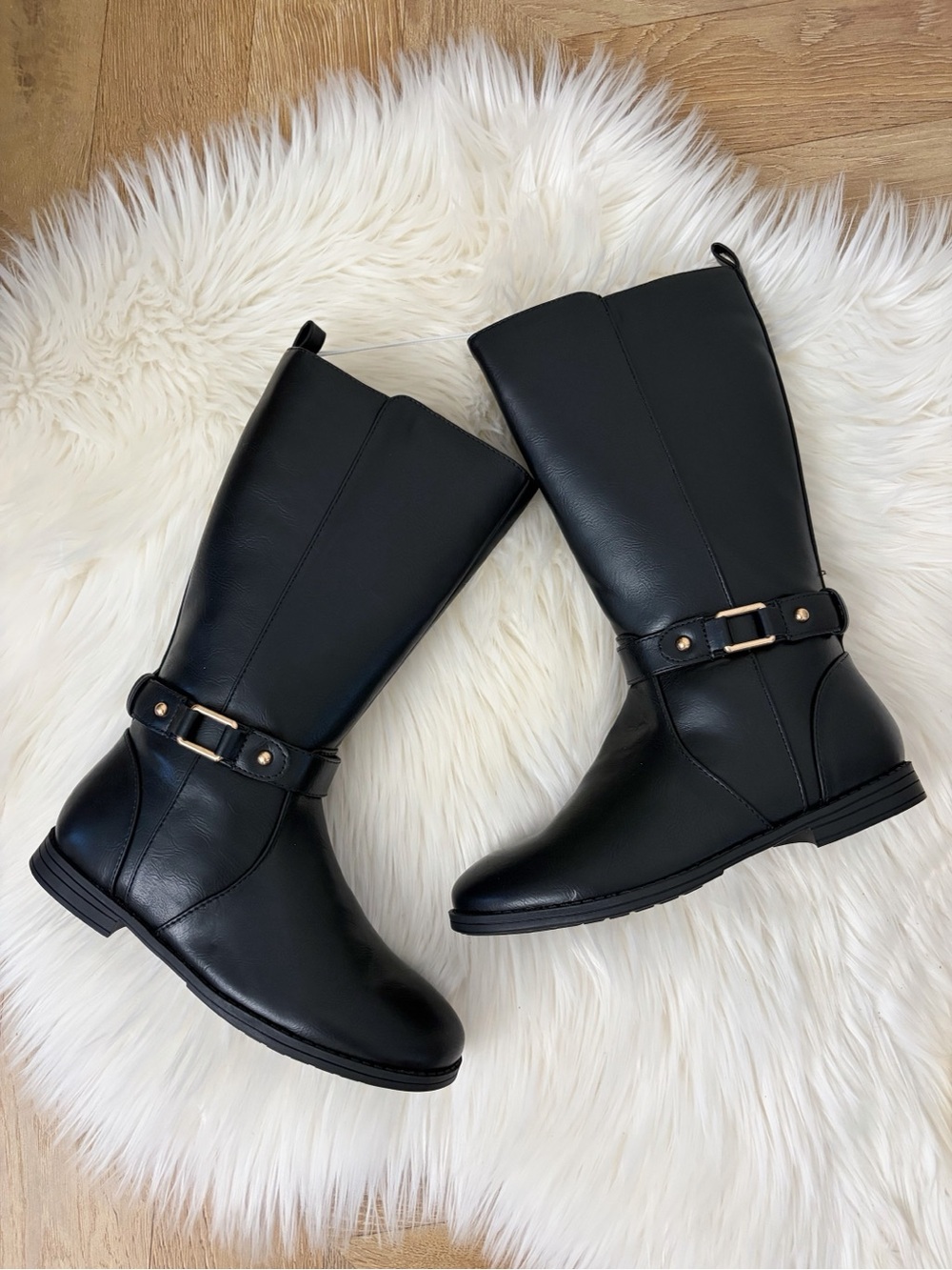 The Children’s Place Black Riding Boots